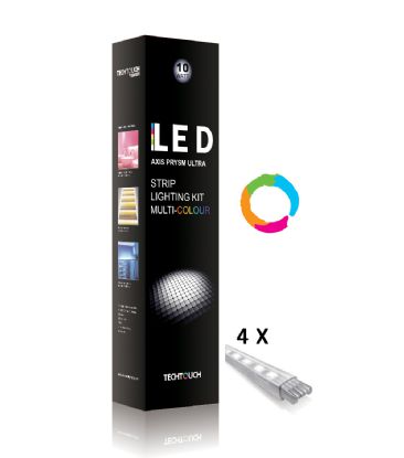 10176  Axis Multi-Colour Kit 4x18 LED Rigid Strips (10W)